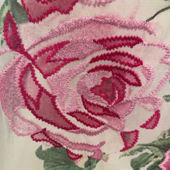 Sheer Embroidered Vintage Style jacket - Picture 2 of 5